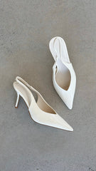 Kendra Heel - White Shine
