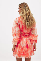 Marked Waist Mini Dress