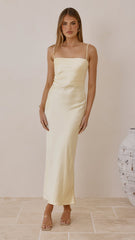 Keira Maxi Dress - Yellow